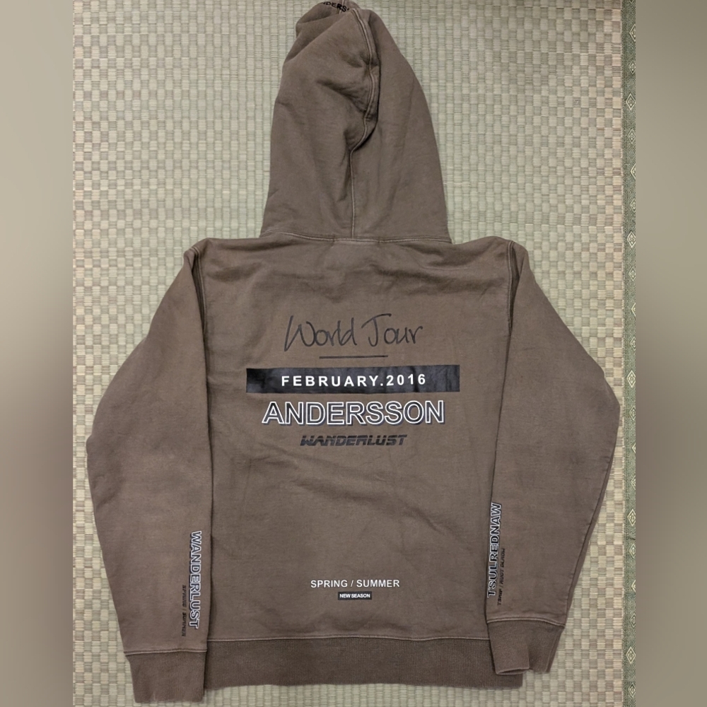 Andersson Bell World Tour Hoodie Limited Edition Men's Size Medium Made in Korea